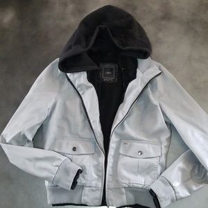 Women's Obey vegan leather jacket